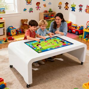 LCD Interactive Touchscreen Game Table 32inch Desktop Height Angle Adjustable
