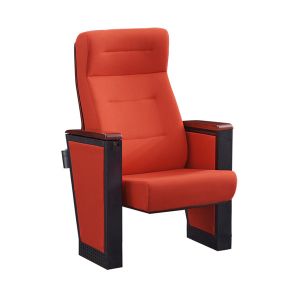 Thick Molded Foam Cold Rolled Steel Folding Auditorium Chairs