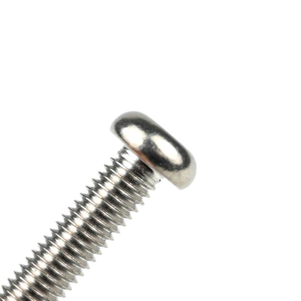 SUS304 Thread Cutting Pan Head Torx M5 X 20mm Machine Screws for Shelving ZINC Finish