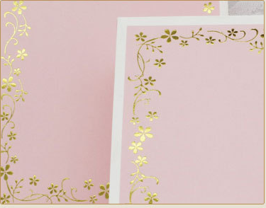 Pink Gold Stamping Disposable Paper Food Packaging For Cookie Gift