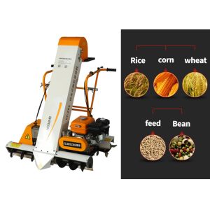 Gasoline 8000Kg/H Grain Collecting And Bagging Machine OEM
