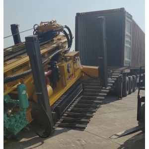 400m Full Hydraulic Borehole Drilling Rig With Crawler Chassis