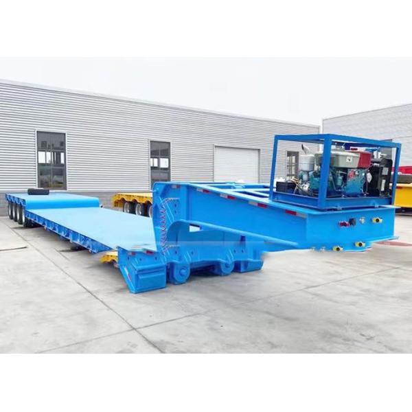 Buy Gooseneck Lowbed Trailer Customization For Oversized Load Transportation Services at wholesale prices