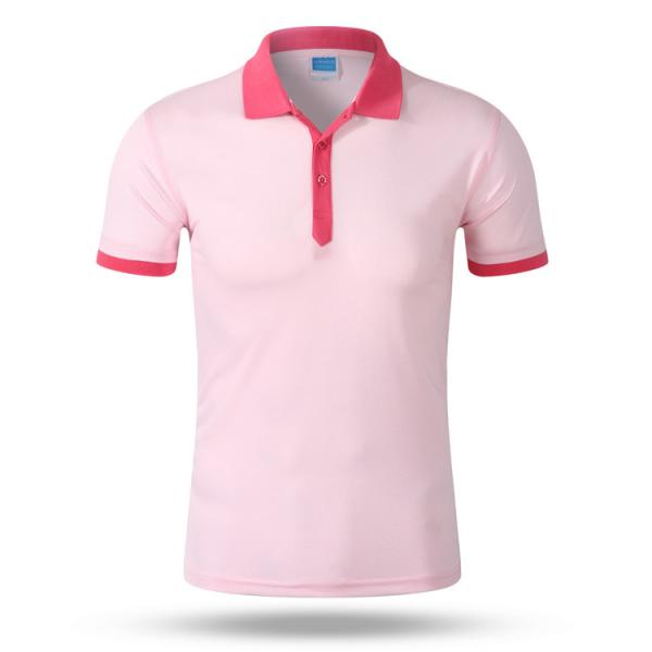 Buy Custom Logo V Neck Polo Shirt No Pilling Kninted at wholesale prices