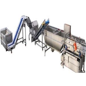 Quality 4.2KW Vegetable Cleaning Machine , Compact Structure Vegetable Washing Machine for sale