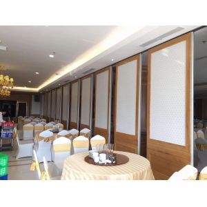 China Top Hanging System Acoustic Foldable Partition Wall Anodized Aluminum 6063-T5 Frame on sale