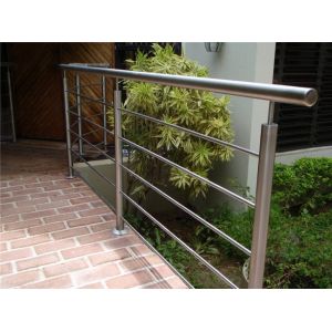 316 304 Stainless Steel Stair Railing 12.7mm Rod Diameter Indoor / Outdoor