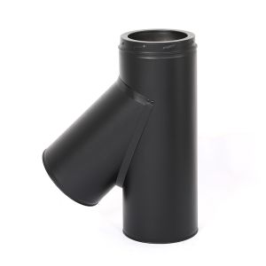 45 Degree 6 Inch Insulated Chimney Pipe Slim Advanced Design Twist Lock Design
