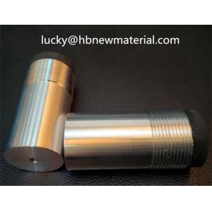 Boron Carbide Straight Hole Sandblasting Nozzles With Steel Jacket , Long Life