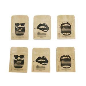 Food Packaging Stand Up Zipper Pouch Recycled Plastic Bag For Nuts