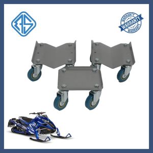 Quality Black 1500LBS Snowmobile Dolly Set Cart 8 Inch X 10 Inch Easy Move for sale