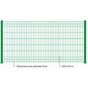 Quality 3D Outdoor Decorative Curved Welded Wire Mesh Security Garden Fence Panel for sale
