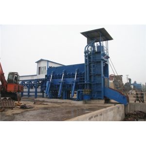 Square Sheet Hydraulic Scrap Shear / Steel Shearing Machine 900mm Blade