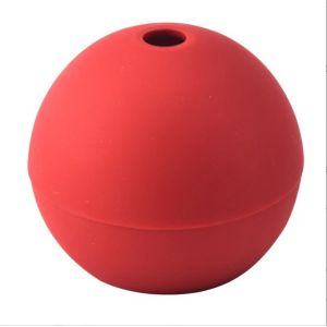 Kitchen Tool Silicone Ice Ball Mold Single Hole Soft Rubber for Bar Ice Cream