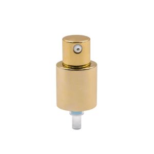 China Gold Plastic Treatment Pump Non Spill Cosmetic Pump Dispenser on sale