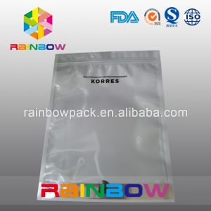 China Korres Cosmetic Packaging Bag / Stand Up Noni Plastic Packaging Pouches on sale