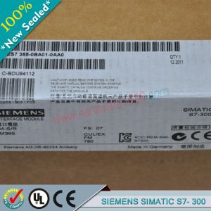 SIEMENS SIMATIC S7-300 6ES7368-3BB01-0AA0 / 6ES73683BB010AA0