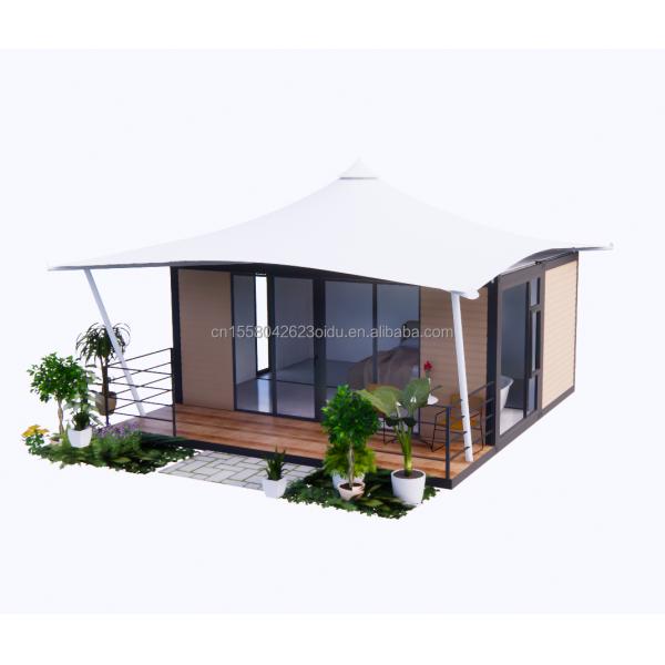 20ft Fast Build Prefab Hotel House Modular Folding Container House for Camping and Foldable Garden