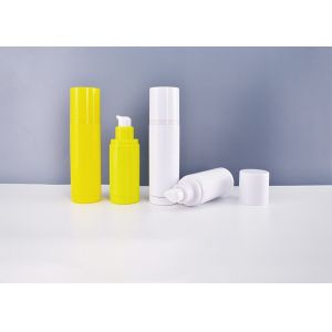 Plastic airless pump bottle manufacturers empty primary cosmetic pacakging