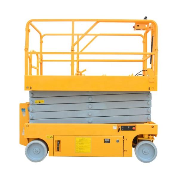 Self Propelled Elevated Work Platform Mini Scissor Lift High Strength Steel