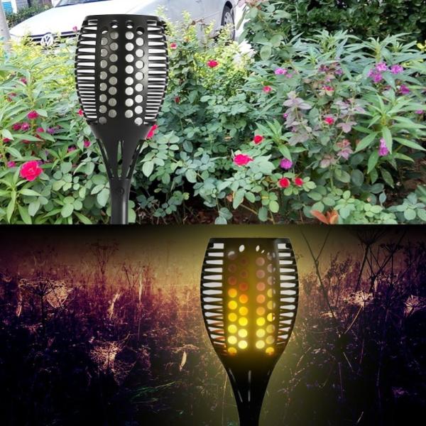 Solar Path Torches Outdoor LED Light 96PCS For Garden / Pathways / Yard