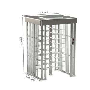 China Full High Pedestrian Turnstile Reliable Security Construction Turnstiles on sale