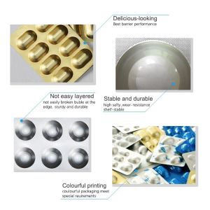 Cold Form Alu Alu Foil For Blister Packaging Pills Tablets Capsules