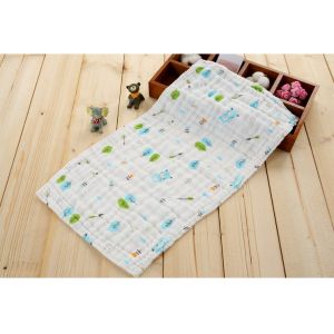 Natural 40S Cotton Bamboo Swaddle Blanket For New Born Breathable