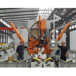 Maximum diameter 500mm 12000mm Light Pole Shut Welding Machine For 5G Communicat