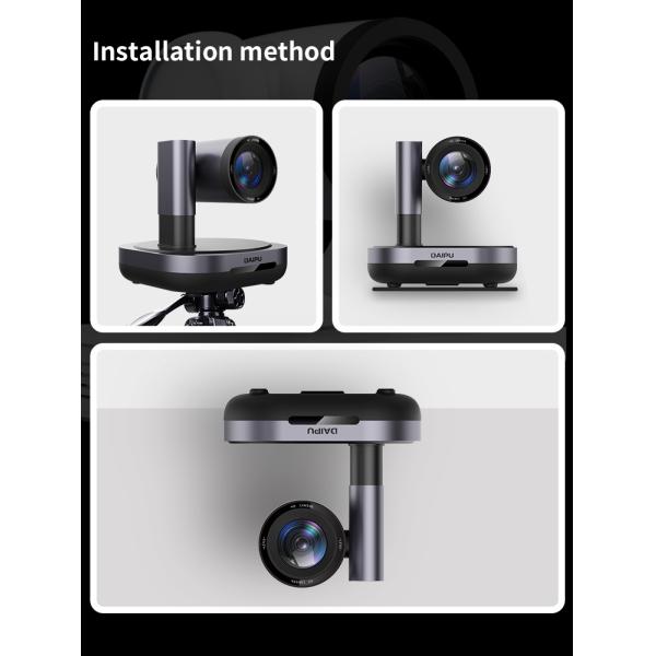 DAIPU PSC-12NK 4K 12X Optical Zoom NDI 3G-SDI HD-MI PTZ Camera for Conference Calls