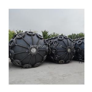 Inflatable Floating Yokohama Type Pneumatic Rubber Fenders With Tyre-Chain Net