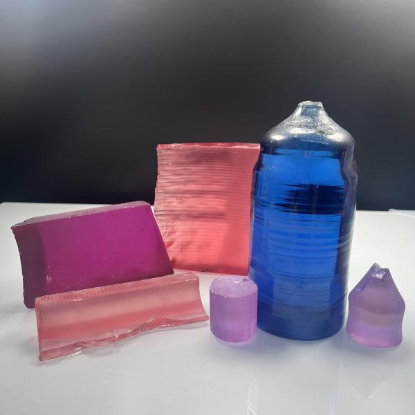 Red Single Sapphire Crystal Glass , Custom Sapphire Watch Crystal Transparent