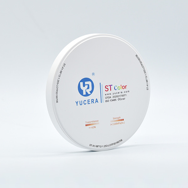 Buy 1530C Pre Shaded Zirconia Blocks Cad Cam With Brightness Values at wholesale prices