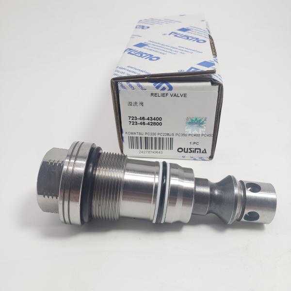 Relief Valve 723-46-43400 723-46-42800 For KOMATSU PC200 PC220 PC400 PC450