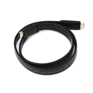 Flat 1.4V Gold Plated HDMI AV Lan Cable Patch Cords A Male To A Male 1080P 4K