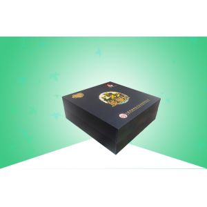 Real Velvet Custom Retail Packaging Boxes , Gift Box Packaging With Spot UV