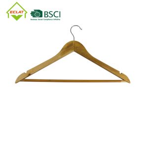 China 44.5x23.5x1.2cm Heavy Duty Skirt Solid Wood Hangers on sale