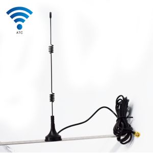 Car GSM Dual Band Magnetic Base Antenna , 3G 7DBi Magnetic Car Aerial