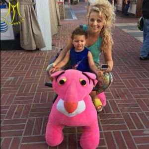 Quality Hansel amusement games plush children electric animal toy car for sale