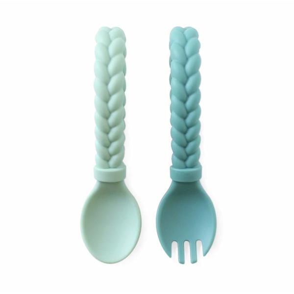 Buy EN14350-2 Soft Silicone Spoon No BPA Exquisite Gift Set at wholesale prices