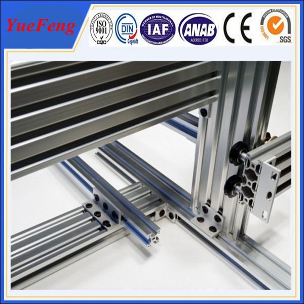 hundreds of aluminium profiles for industrial, OEM/ODM 6063 t slot extruded