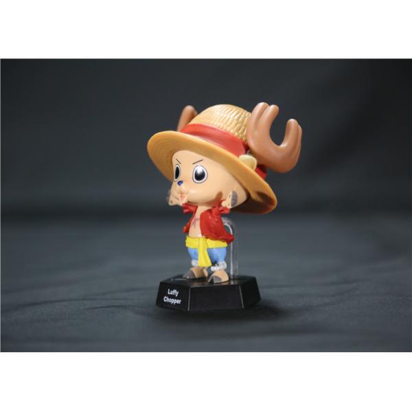 One Piece Character Cartoon Custom Plastic Toys With A Strawhat 3.5 Inch