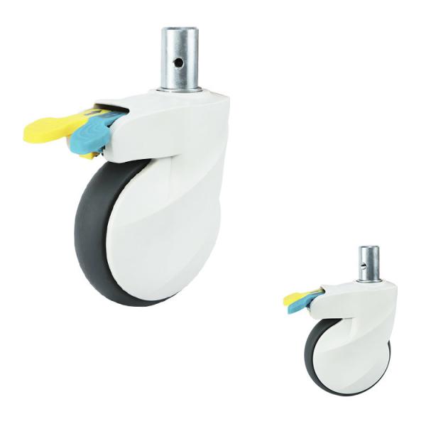Buy 198lbs Loading 125mm Medical Casters With Ab Lock at wholesale prices
