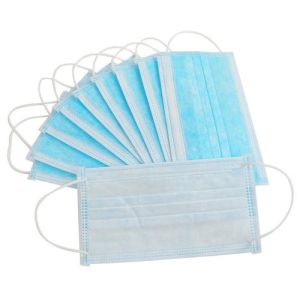 Dust Proof 3 Ply Blue Earloop Protective Mouth Mask Disposable