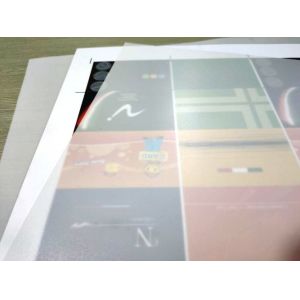 Offset Printing Transparent 0.1mm PC Plastic Sheet