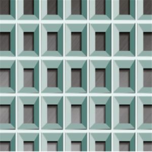 Sound Absorption Aluminum Grid Ceiling Pyramid Open Cell Ceiling System