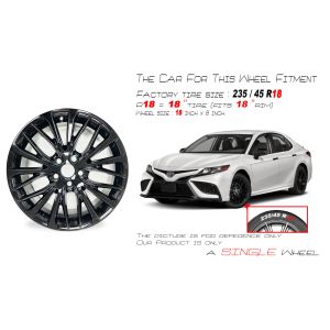 18-22 Toyota Camry Replica Wheels OEM Rim 75221C