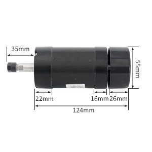 400W Brushless CNC Spindle Motor Kit 48VDC ER8 & 600W Brushless Motor Driver