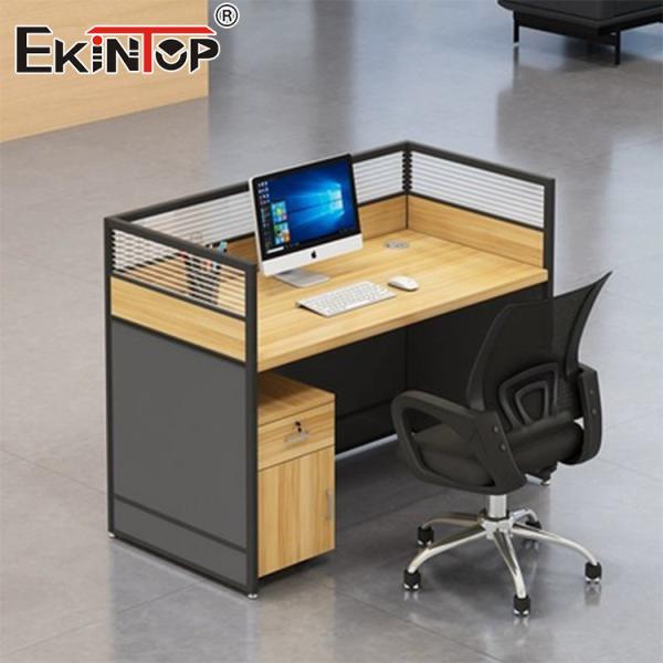 Buy Walnut Commercial Style Office Desk Employees Table Small Desk Table at wholesale prices