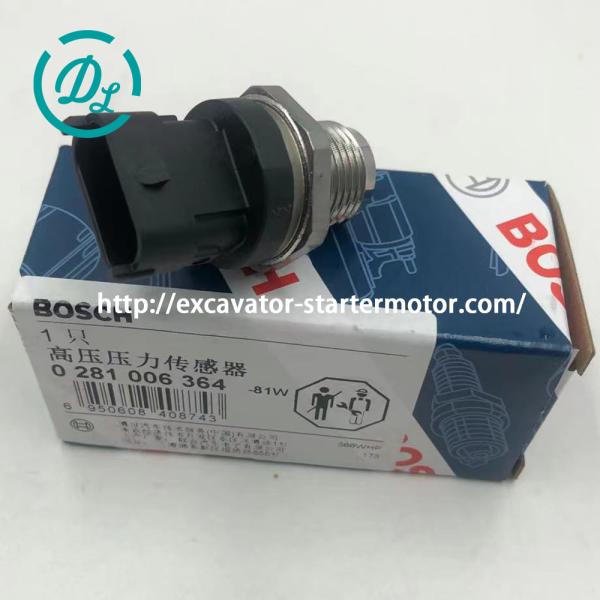 EexcavaStart Bosch Fuel Pressure Sensor 0281002364 0281006364 for Cummins 6D107 Engine